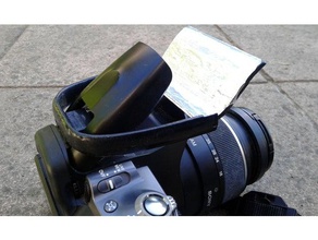 flash difusor reflector de la cámara fotografía 3d print model - Mito3D