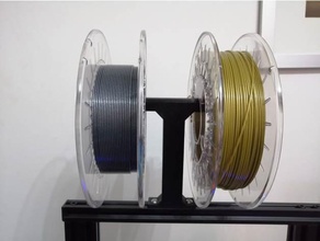 dual-spool-Halter ender-3 anderen Drucker 2020-Profil 3d - Zubehör creality cr-10 ender 3 filament filament-Halter spool holder 3d print model - Mito3D