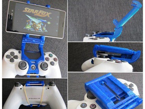 foldable ps4 android universal mount clip holder smartphone dualshock 4 v2 rev 2 tested branded playstation video games 3d print 3d printing android phone best compatible controler controller dualshock4 dualshock 4 rev2 durable fornite fortnite ps4 android fortnite battle royal gamepad iphone manette manette jeu mobile phone clip playstation 4 ps4 controller pubg mobile smart clip smartphone holder sony ps4 strong stronger super ultimate video game