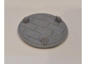 brick 25mm numbered bases gloomhaven toy game accessories dnd miniature 3d print model - Mito3D