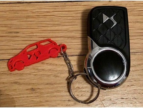 ds3 keyring keychains car citroen 3d print model - Mito3D