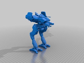 6mm locust lct-3v - Spielzeug Spiele battlemech battletech mechwarrior online mwo 3d print model - Mito3D