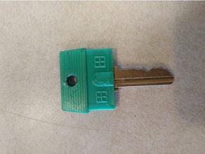 house key cover keychains housekey keys keyring chain covers fob 3d print model - Mito3D