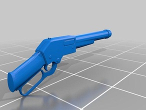 china escoba video juegos bioshock infinite blunderbus trabuco el cañón lanzador de granadas arma fuego cañon mano escopeta 3d print model - Mito3D