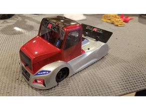 mini-z euro truck lexan de la monture du système rc des véhicules kyosho 3d print model - Mito3D