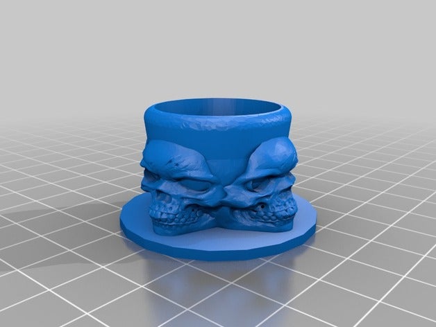 nirvana skull endcap protector accessories dark knight flysky 3D print model - Mito3D