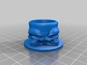nirvana cranio calotta di protezione accessori cavaliere oscuro flysky 3d print model - Mito3D