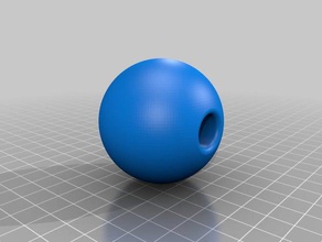 centro allenarsi con la palla di aiuto 3d stampa snooker 3d print model - Mito3D