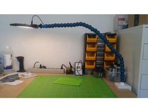 bancada de trabalho led lâmpada montagem 3d impressão 3d print model - Mito3D