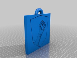 insurrezione portachiavi logo i segni loghi gioco giochi 3d print model - Mito3D