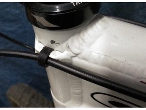 bicicletta tubo clip singole doppie sport all'aperto il freno cavo morsetto idraulico linea blocco mountain bike reggisella sospensione 3d print model - Mito3D