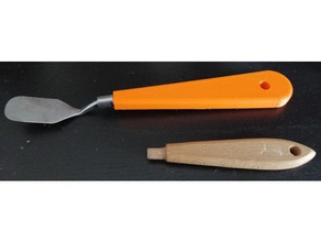 manche Spachtel spatule Griff 3d Drucker - Zubehör Eindruck poigne 3d print model - Mito3D