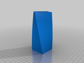 rotación de squar titular un lápiz personalizado 3d print model - Mito3D
