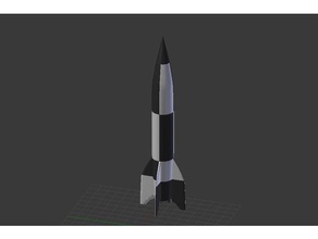 v-2 rocket vehicles model space 3d print model - Mito3D