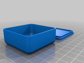 rounded box lid parametric containers 3d print model - Mito3D