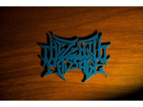 zenith passagem logotipo chaveiros checa de metal a música thezenithpassage 3d print model - Mito3D