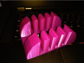 cama de cristal pie 3d la impresora accesorios construir placa rack 3d print model - Mito3D