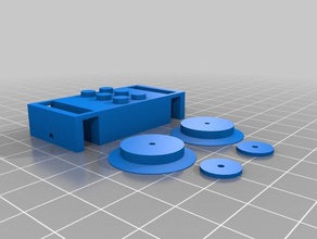 lego train rc wheel construction toys piece brick compatible technic model trains 3d print model - Mito3D
