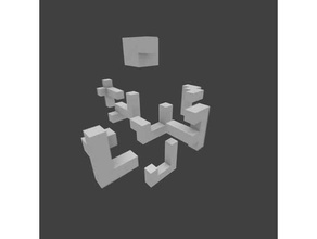 octocubes puzzles 3d print model - Mito3D