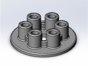 fidget spinner pressure plate 3d printers 3d print model - Mito3D