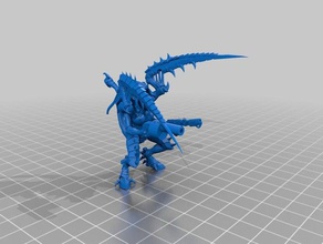tiranide monstergirl le creature 40k l'eresia guardia imperiale 3d print model - Mito3D