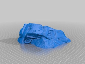 wrecked car toy game accessories 40k gaslands terrain warhammer 3d print model - Mito3D