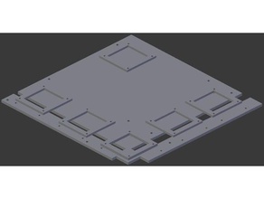 micro atx de la carte mère plateau des petites imprimantes ordinateur 3d print model - Mito3D