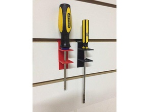destornillador screwdriver holder tool holders boxes 3d print model - Mito3D