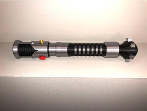 obi-wan kenobis sabre laser épisode ii accessoires de jeu jedi mobile obiwan la réplique étoiles les guerres 3d print model - Mito3D