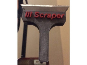 lil scraper 3d printer accessories chisel razor holder safety 3d print model - Mito3D