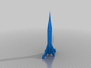 fusée interplanétaire 1 os véhicules 3d print model - Mito3D