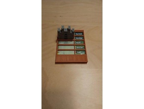 Dörfer valeria-action-card-Inhaber - Spielzeug Spiel Zubehör 3d print model - Mito3D