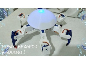 robot esapode arduino nano la robotica elettronica fai da te engineringproject 3d print model - Mito3D