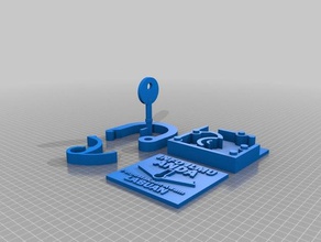 funzione lucchetto chiave giocattolo gioco accessori 3d print model - Mito3D