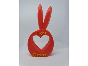 frohe ostern deco signs logos 3d print model - Mito3D