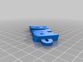 o nome chaveiros personalizado 3d print model - Mito3D