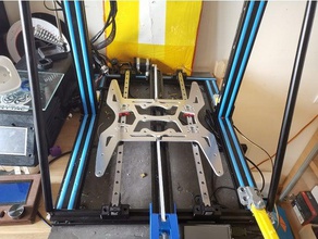 trilho de montagem mgn12 eixo creality cr-10 tevo tornado 3d a impressora partes cama y 3d print model - Mito3D
