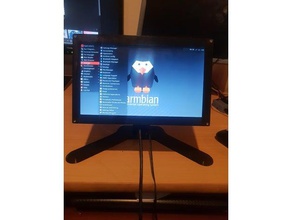 101 pulgadas de pantalla 3d la impresión diy electrónica lcd caso montaje monitor del raspberry pi 3d print model - Mito3D