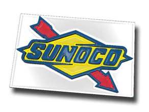sunocos signs logos gasoline keychain oil 3d print model - Mito3D