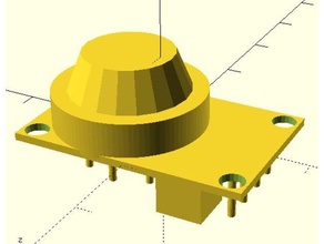 mq4 sensor mq-4 partes 3d print model - Mito3D