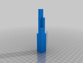 14000 scale sears tower aka willis buildings structures chicago 3d print model - Mito3D