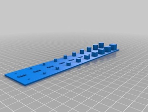 1-10 mm xxyxz cylinders cubes other 3d print model - Mito3D