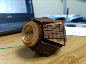 nanosat-1b other lasercut satellite space wood 3d print model - Mito3D