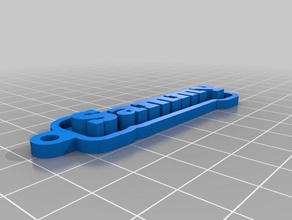 sammy zipper pull keychains customized 3d print model - Mito3D
