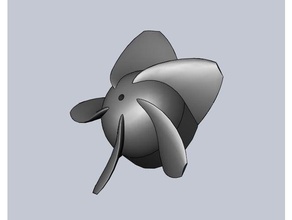 impeller hair dryer replacement parts 3d print model - Mito3D