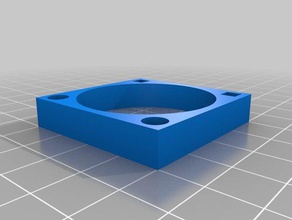anet manyetik fan tutucu hiçbir yapıştırıcı vidalar 3d yazıcı parçaları 3d print model - Mito3D
