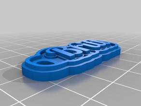 gr keychains customized 3d print model - Mito3D