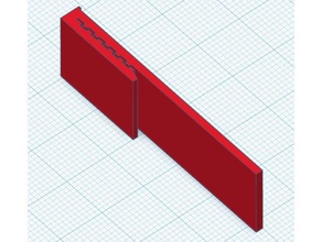 flag holder command strips powerstrips diy 3d print model - Mito3D