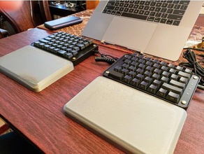 cover wrist rest koolertron split keyboard computer case mechanical 3d print model - Mito3D