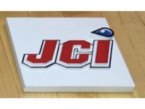 jci logo signs logos 3d print model - Mito3D